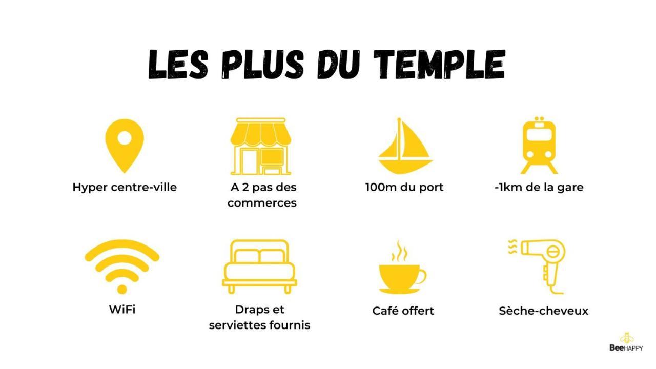 Apartament Le Temple De La Rochelle La Rochelle  Zewnętrze zdjęcie